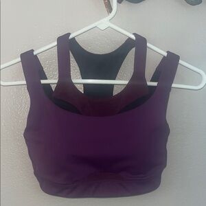 Oiselle Purple Sports Bra